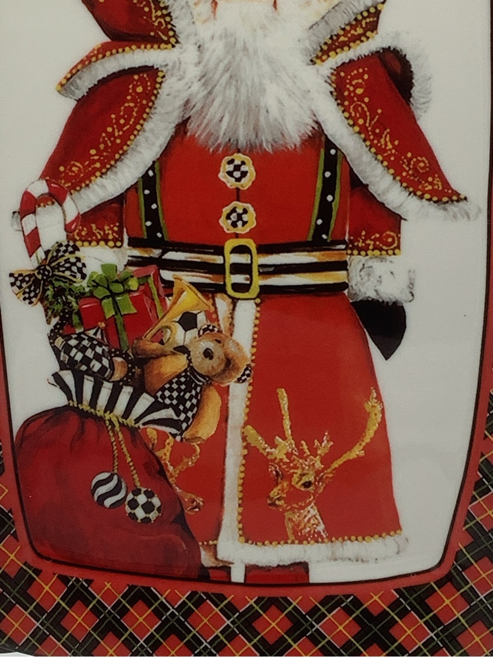 MacKenzie-Childs Santa Nutcracker Cookie/Serving Plate - Picture 4 of 10